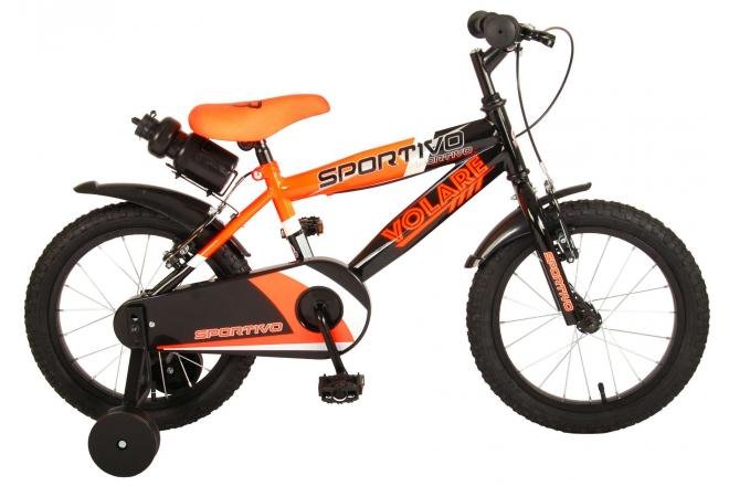 Bicicleta Sportivo 16 Neón Naranja/Negro 2