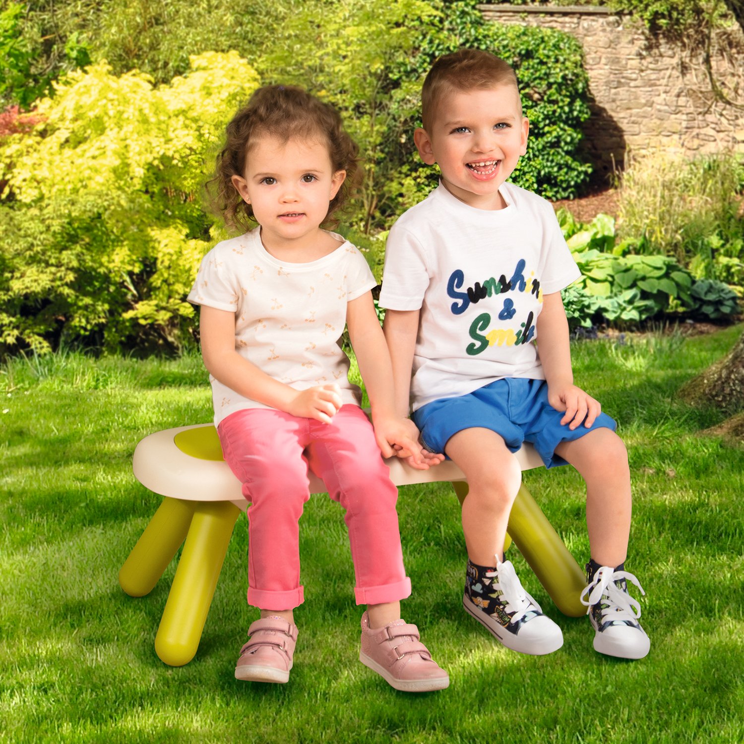 Banco infantil verde de Smoby (880301) 1