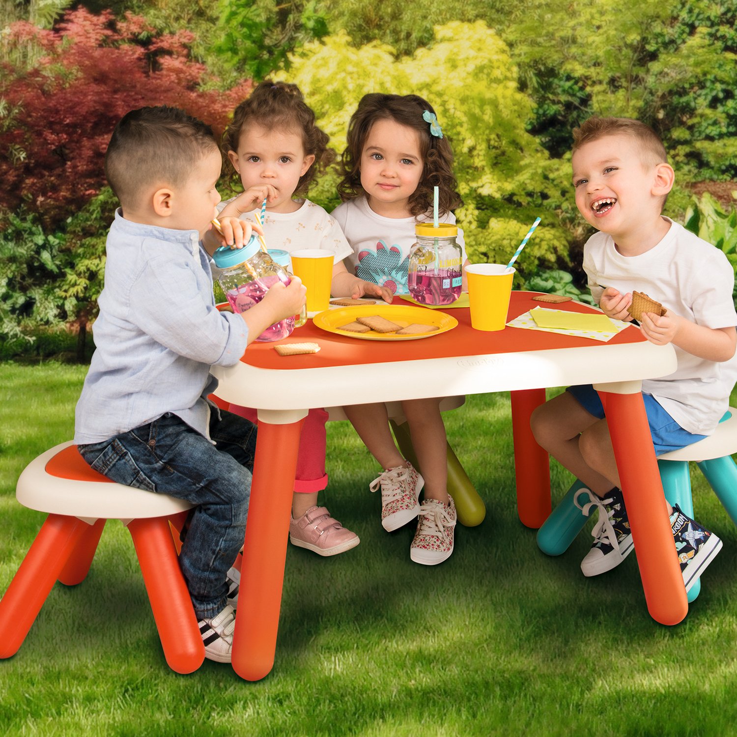 Mesa infantil roja de Smoby (880403) 1