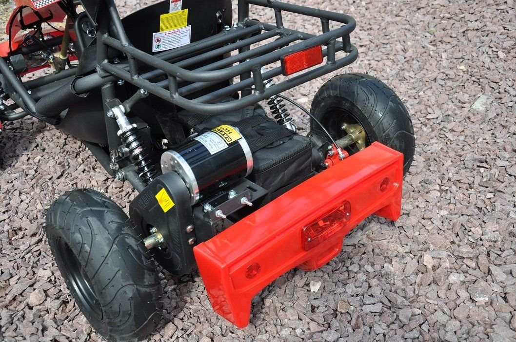 Kart-electrico-36V-red-pekecars-vista-trasera.jpg Kart 36V 500W Rojo 8