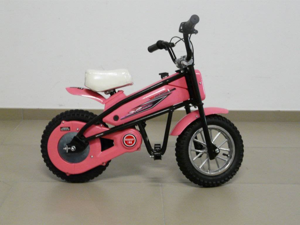 Motocicleta-infantil-12V-Pekecars-rosa-03.jpg Moto Pekecars 24V 200W Rosa 6