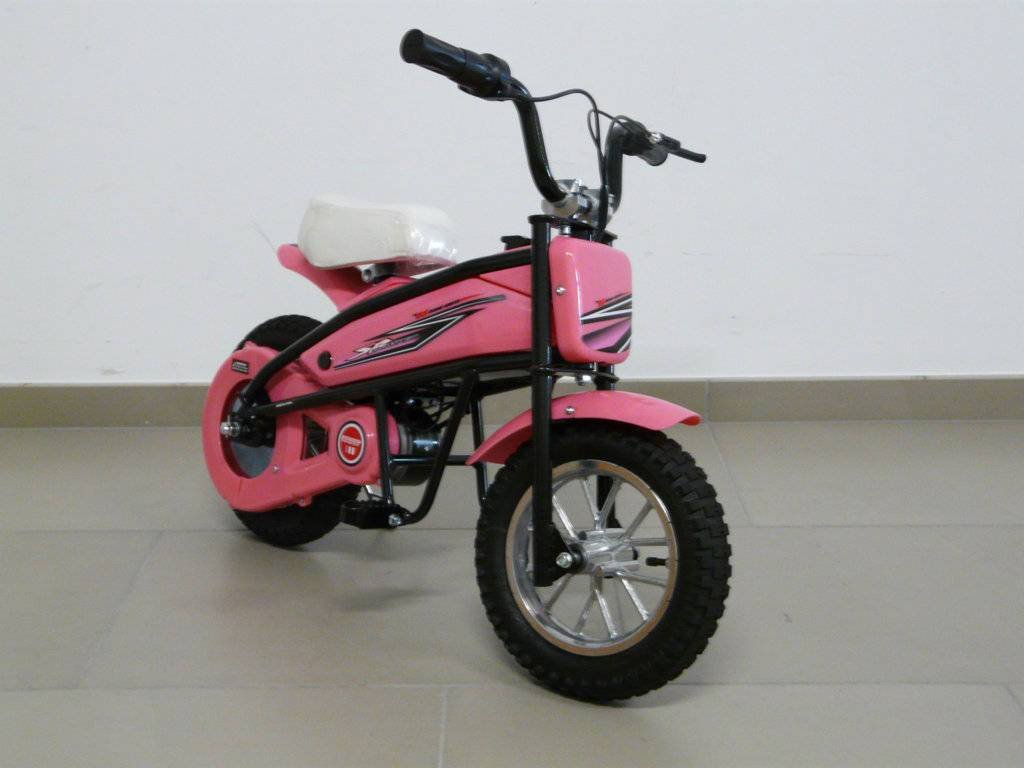 Motocicleta-infantil-12V-Pekecars-rosa-04.jpg Moto Pekecars 24V 200W Rosa 7