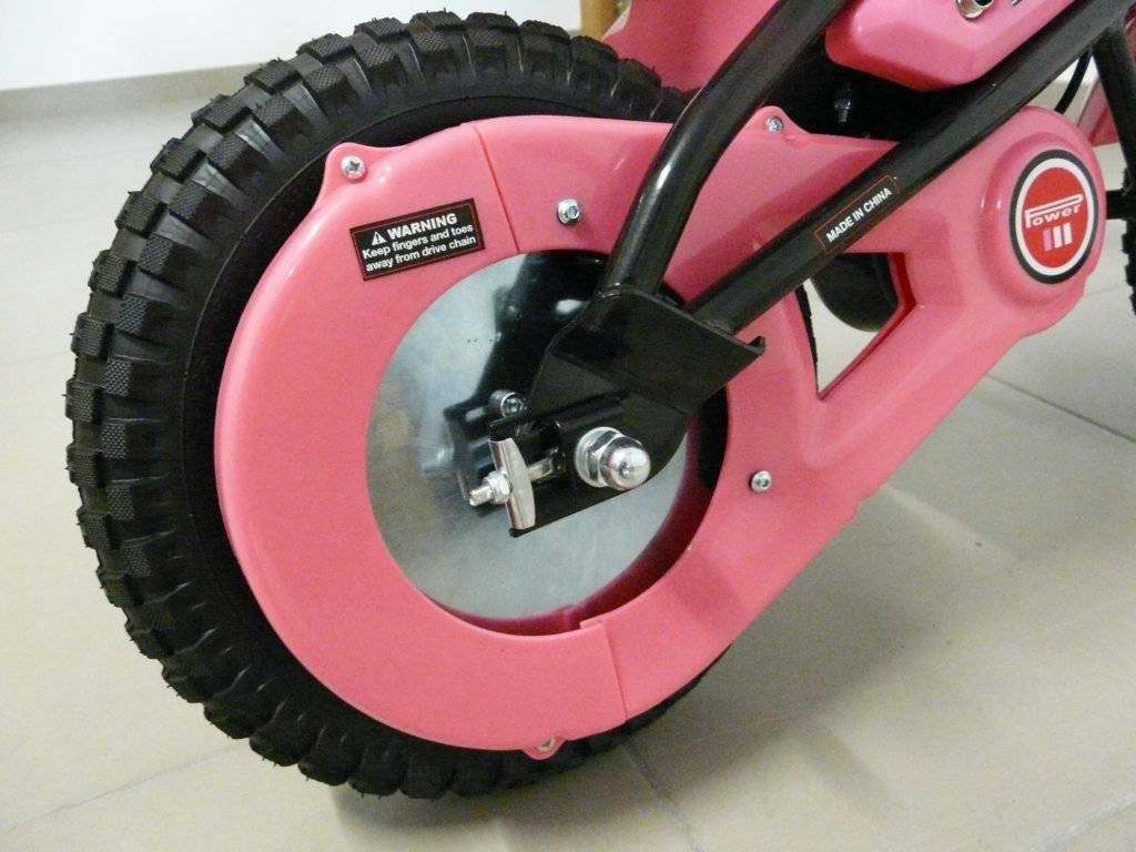 Motocicleta-infantil-12V-Pekecars-rosa-09.jpg Moto Pekecars 24V 200W Rosa 12