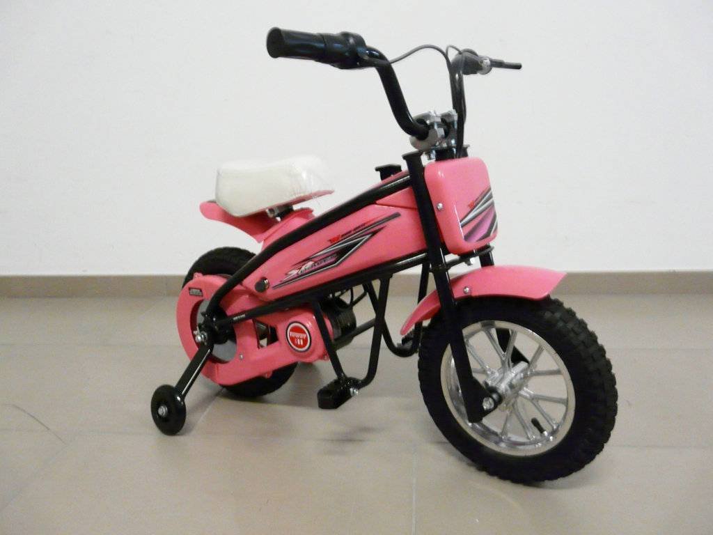 Motocicleta-infantil-12V-Pekecars-rosa-14.jpg Moto Pekecars 24V 200W Rosa 17