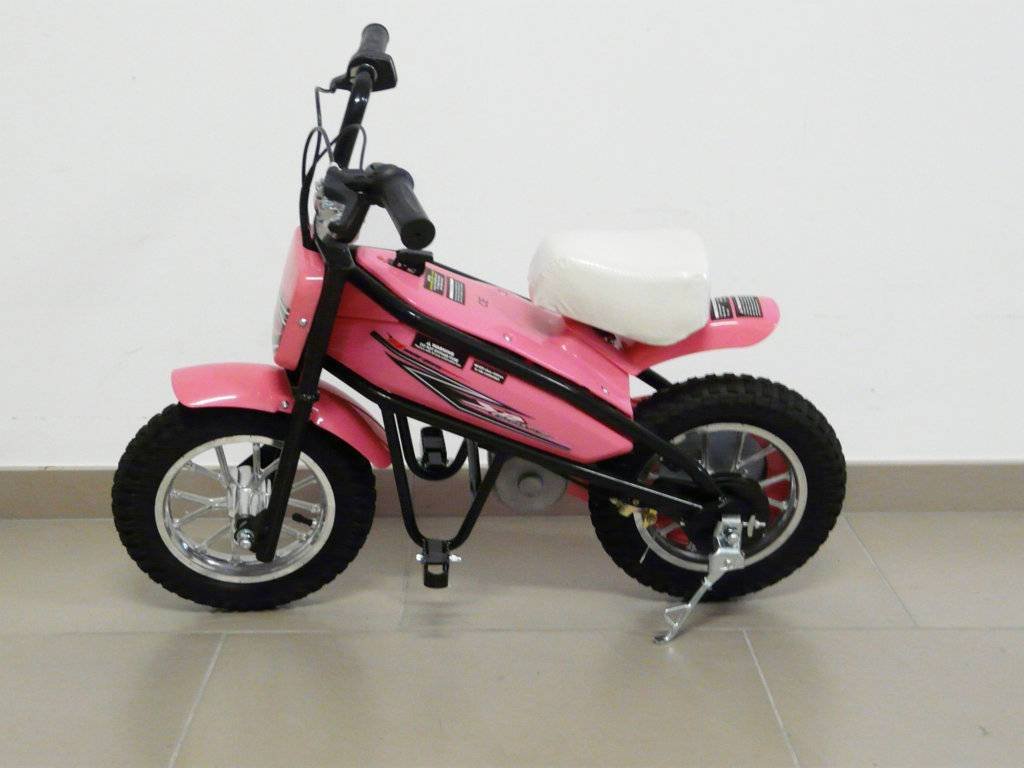 Motocicleta-infantil-12V-pekecars-rosa.jpg Moto Pekecars 24V 200W Rosa 4