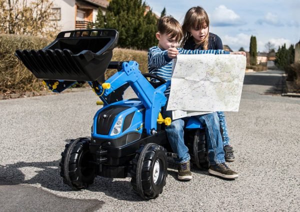 Tractor New Holland Junior con Pala 4