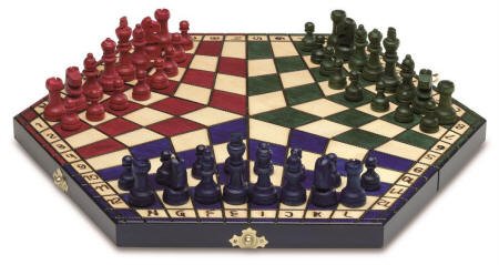 Ajedrez 3 Jugadores Plegable 1