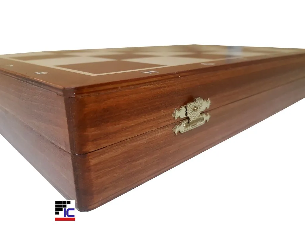 ajedrez-plegable-madera-caoba-02.webp Juego Ajedrez plegable de madera de Caoba/Sicomoro con piezas Staunton nº6 5