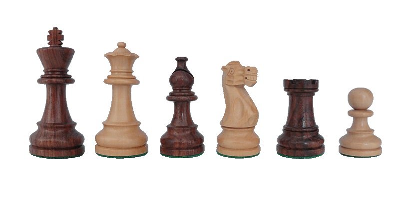 Piezas de Ajedrez American Staunton de madera de torneo 1