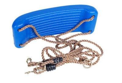 Asiento de plástico azul 1