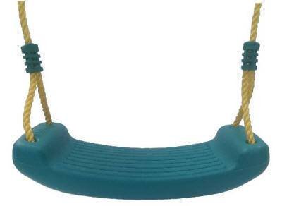 Asiento de plástico azul turquesa 1