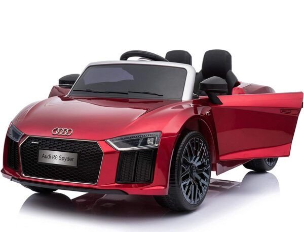 PEKECARS AUDI LITTLE R8 SPYDER RED METALIZADO 3