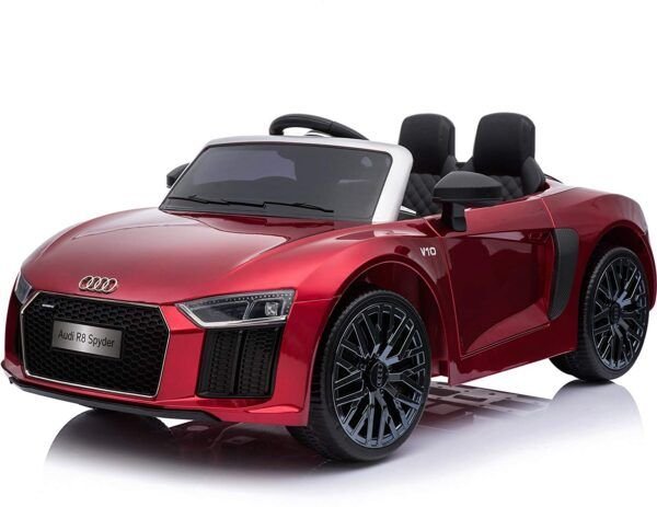 PEKECARS AUDI LITTLE R8 SPYDER RED METALIZADO 4