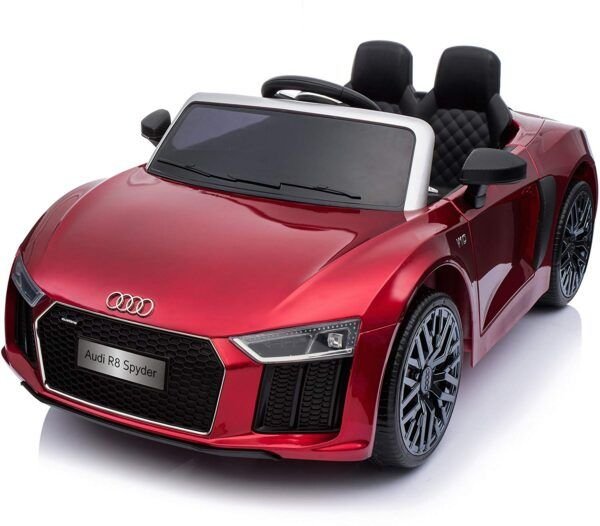 PEKECARS AUDI LITTLE R8 SPYDER RED METALIZADO 5