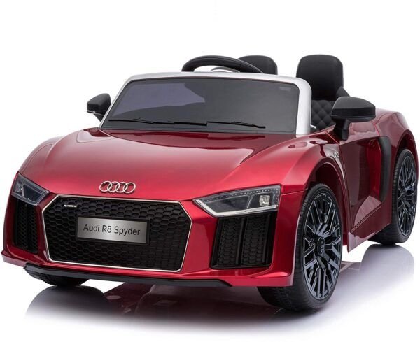 PEKECARS AUDI LITTLE R8 SPYDER RED METALIZADO 6