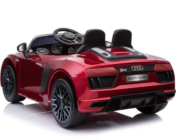 PEKECARS AUDI LITTLE R8 SPYDER RED METALIZADO 8