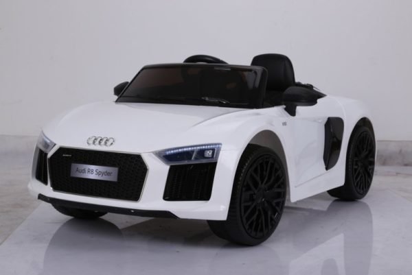 AUDI R8 SPYDER 12V 2.4G BLANCO 8