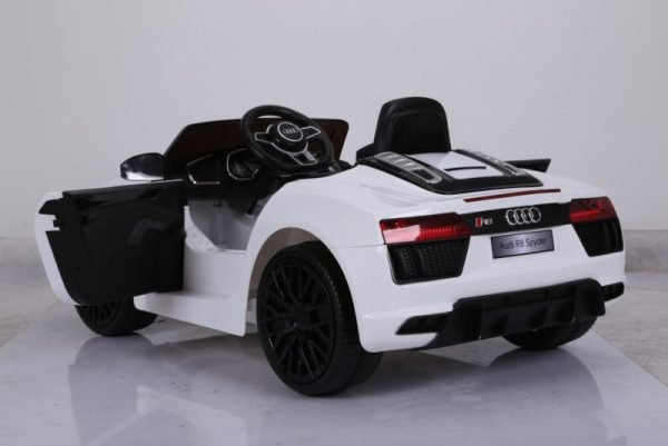 AUDI R8 SPYDER 12V 2.4G BLANCO 9