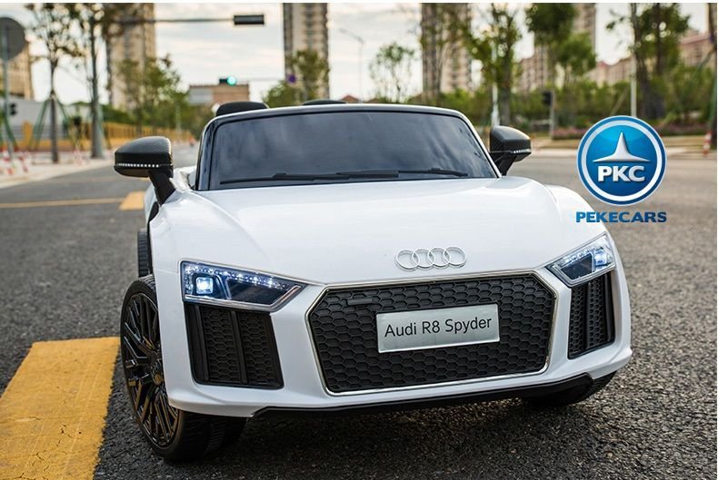audi-r8-spyder-blanco-002.jpg PEKECARS AUDI LITTLE R8 SPYDER WHITE 4