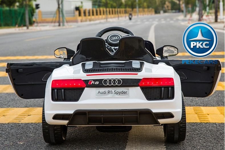audi-r8-spyder-blanco-003.jpg PEKECARS AUDI LITTLE R8 SPYDER WHITE 5