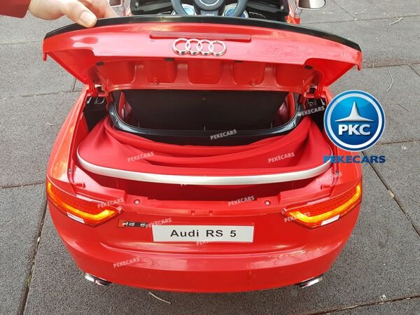 Audi RS5 12V 2.4G Rojo con Capota 15