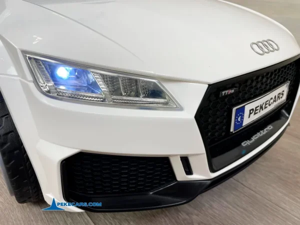 Audi TT RS Roadster 1 Plaza 12V 2.4G Blanco 9