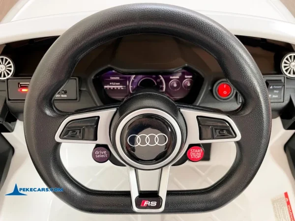 Audi TT RS Roadster 1 Plaza 12V 2.4G Blanco 13