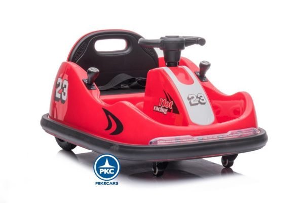 COCHE DE CHOQUES RACING 12V ROJO 4