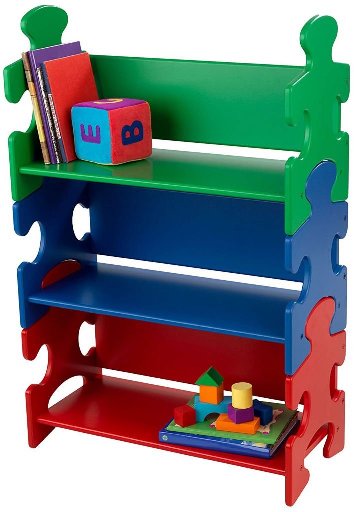 KidKraft Estantería Estilo Puzzle En Colores Primarios 2