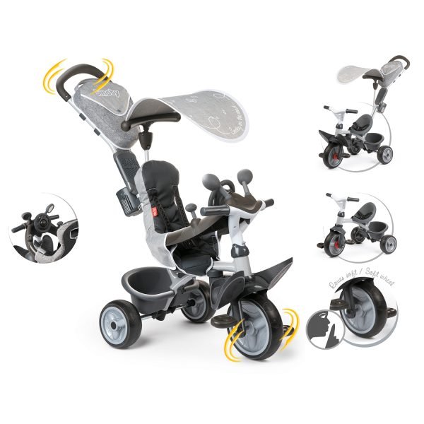 Triciclo Baby Driver Confort Gris 8