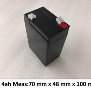 BATERÍA COCHE ELÉCTRICO INFANTIL 6V 4AH