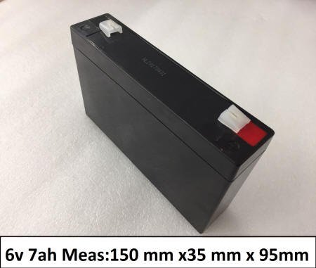 BATERÍA COCHE ELÉCTRICO INFANTIL 6V 7AH 1