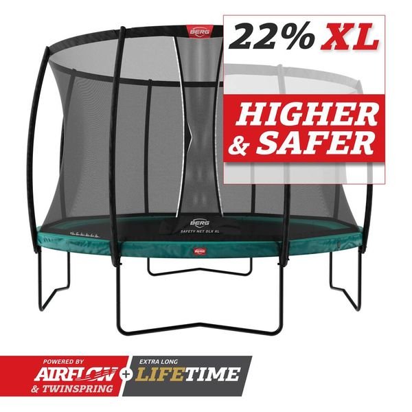 CAMA ELASTICA BERG CHAMPION REGULAR 430 + SAFETY NET DLX XL 1