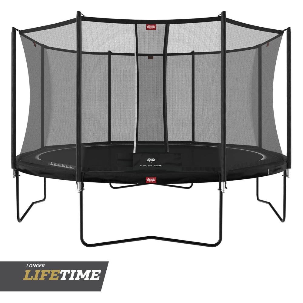 CAMA ELÁSTICA BERG FAVORIT REGULAR 430 BLACK + SAFETY NET COMFORT 2