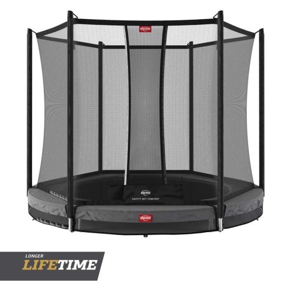 CAMA ELÁSTICA BERG FAVORIT INGROUND 200 GREY + SAFETY NET COMFORT 3