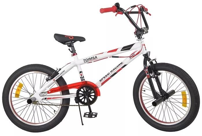 Bicicleta BMX 20 Pulgadas Freestyle Roja / Blanca 2