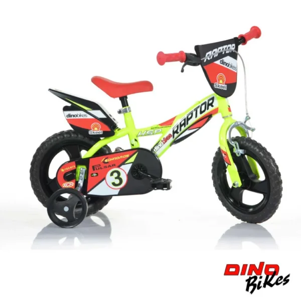 Bicicleta Raptor 12 Amarilla 3