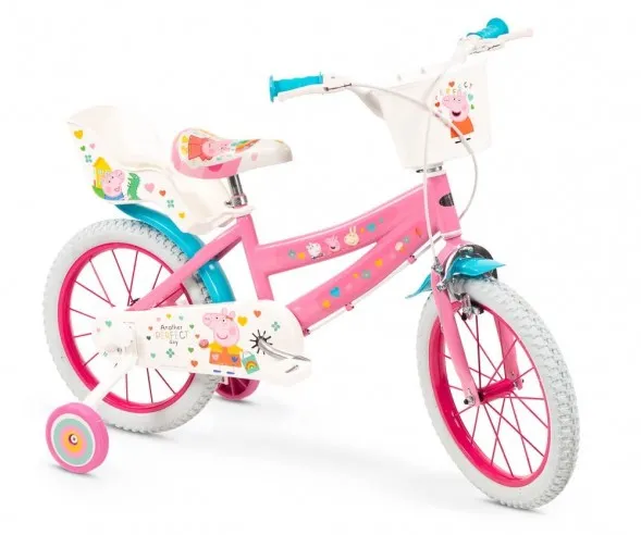 Bicicleta Peppa Pig Rosa 16 2