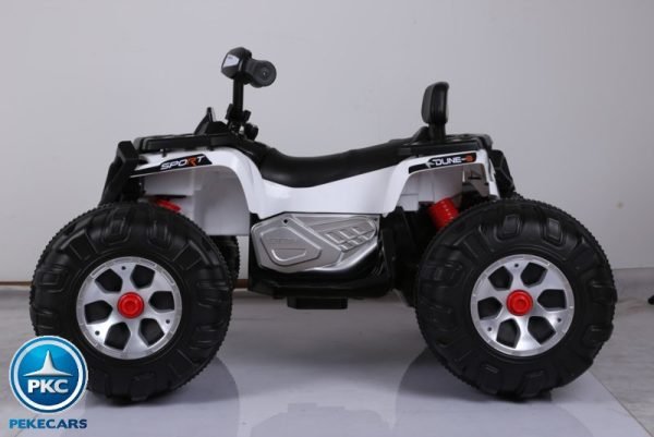 PEKECARS BIG QUAD 24V WHITE 4