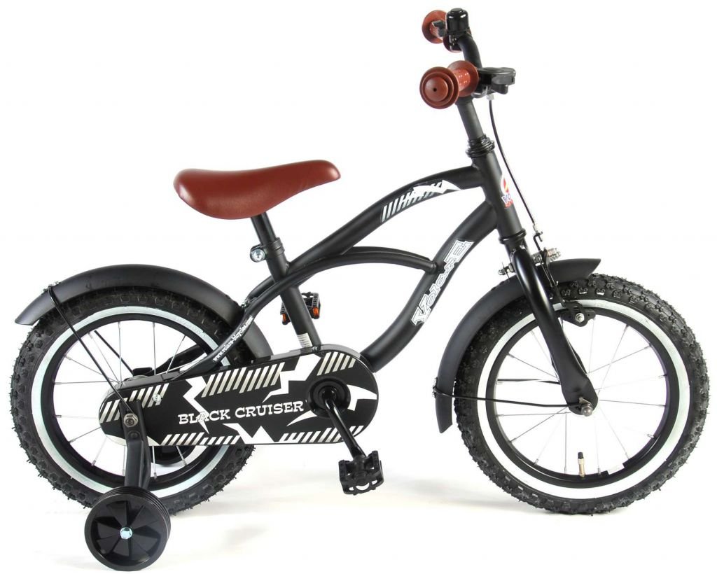 Bicicleta infantil Black Cruiser 14 pulgadas Negro Volare 2