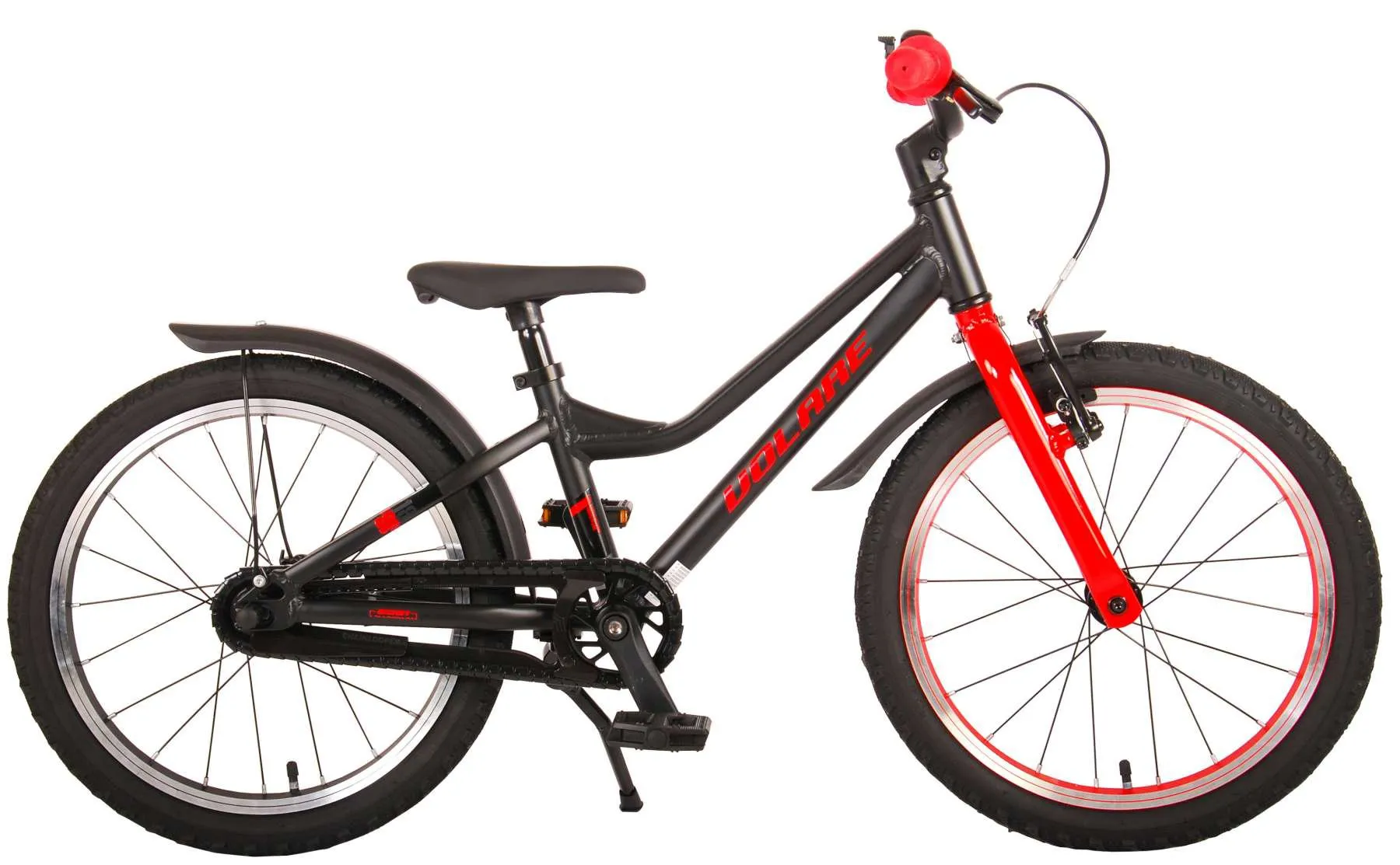 Bicicleta para niños Volare Blaster 18 pulgadas Negro Rojo Prime Collection 2