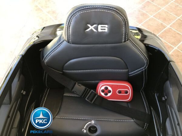BMW X6 12V 2.4G NEGRO METALIZADO 14