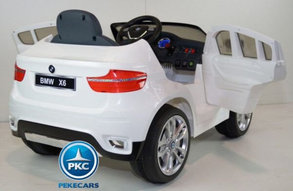 COCHE ELÉCTRICO BMW X6 SUV WHITE 12V TOP CLASS 4