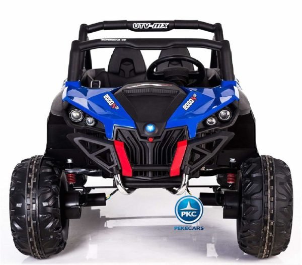 Todoterreno Buggy UTV 4x4 MP4 12V 2 Plazas Azul 4