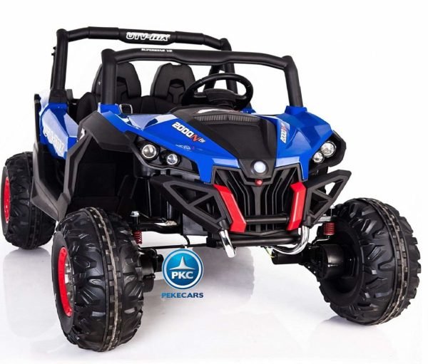 Todoterreno Buggy UTV 4x4 MP4 12V 2 Plazas Azul 5