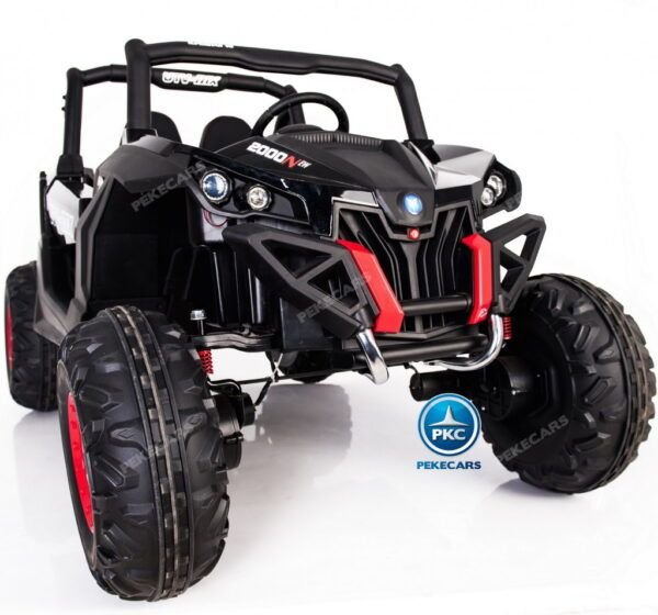 Buggy UTV Todoterreno 12V Negro 8