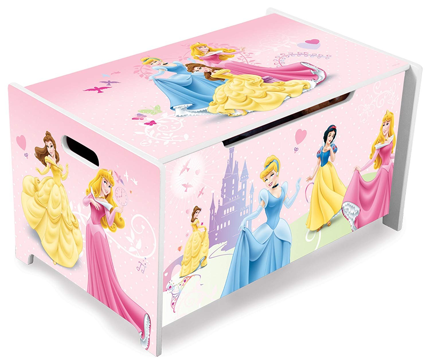 Caja de madera para Juguetes Princesas Disney 1