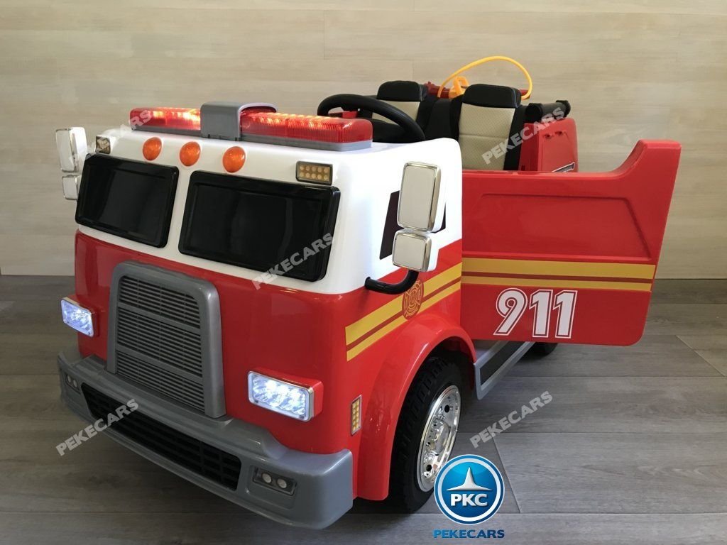 Camión de bomberos a batería niños 2