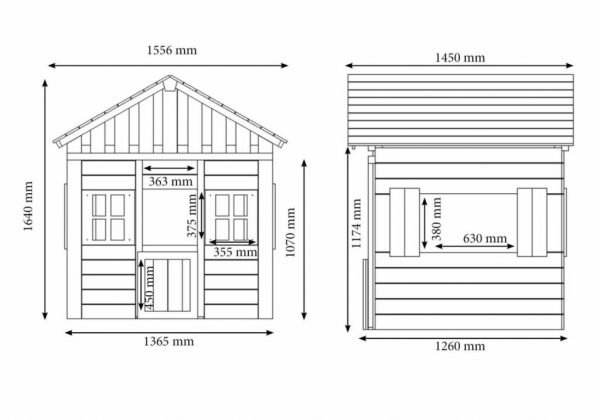 Casita de madera Masgames Lollipop Azul XL 5