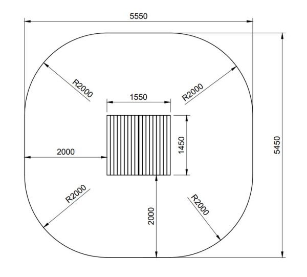 Casita de madera Masgames Lollipop Azul XL - Horeca 5